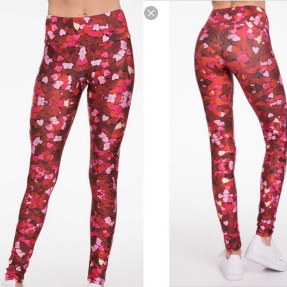 Goldsheep Heart Confetti Leggings small
